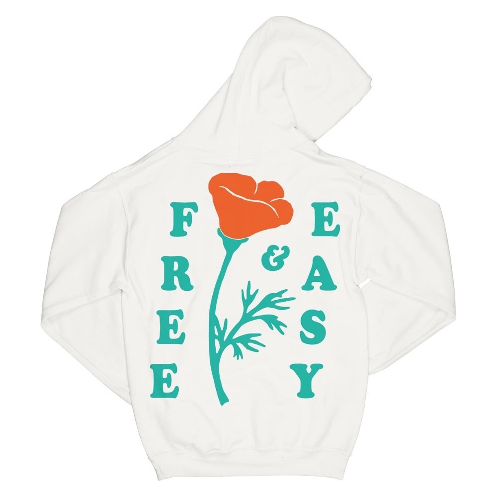 FREE & EASY White Hoodie